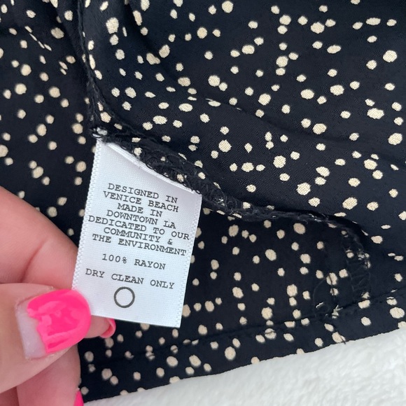 Flynn Skye Black and White Speckled Crop Top - Picture 6 of 6